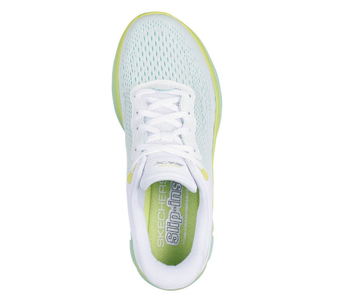 Pantofi sport, dama, SKECHERS SUMMITS PLUS LIGHT SPEED SLIP-INS 150612-WHITE alb, textil